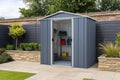 Castleton Compact Pent Metal Shed 6 x 4 ft