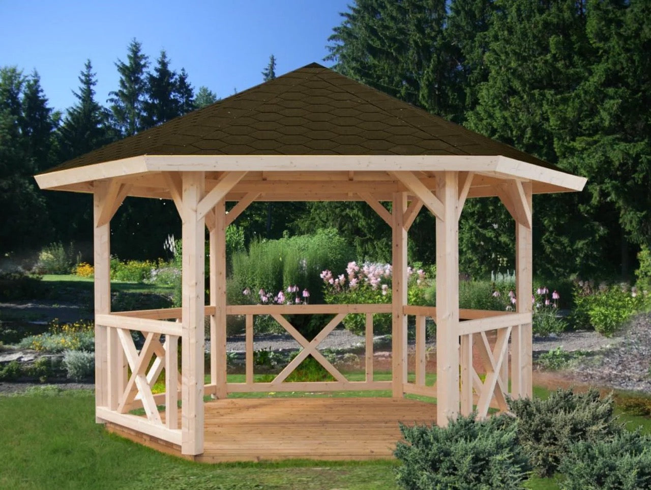 Betty Heritage Hexagonal Garden Gazebo